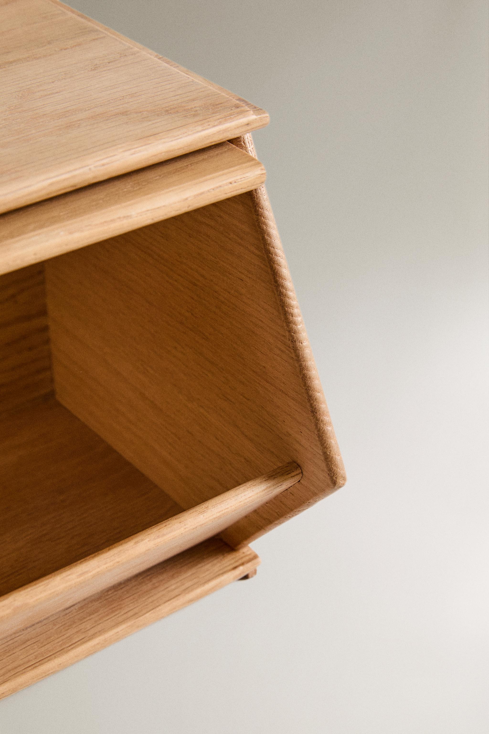 OAK WOOD BREAD BOX